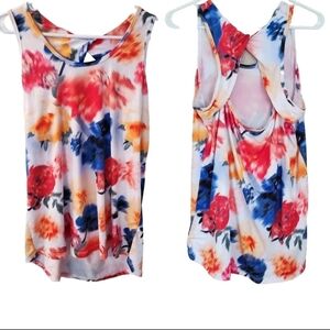 Marika Womens Activewear Twist Back Tank Top XL Athletic Yoga Running Gym Lounge